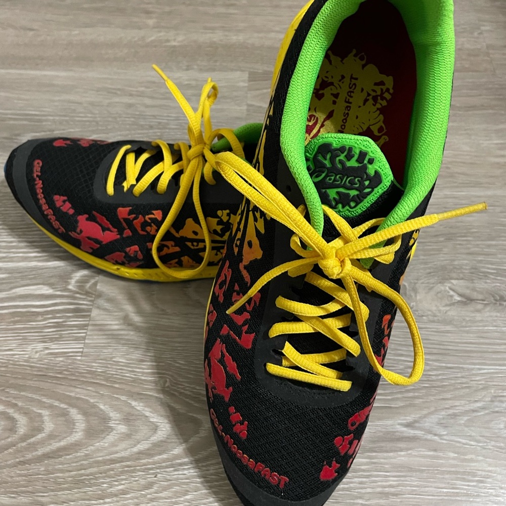 Colorful, Men's Asics T307n Gel Noosafast Running Racing Shoes size 11.5